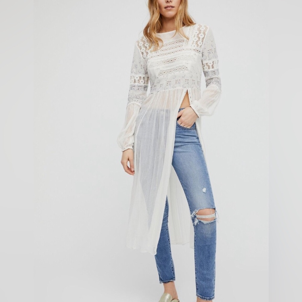 New Free People Sweet Sunny Days Tunic Size Small